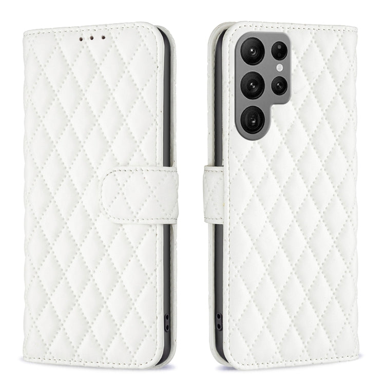 Diamond Lattice Wallet Flip Leather Phone Case, For Samsung Galaxy S26 5G, For Samsung Galaxy S25 5G, For Samsung Galaxy S25+ 5G, For Samsung Galaxy S25 Ultra 5G