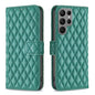 Diamond Lattice Wallet Flip Leather Phone Case, For Samsung Galaxy S26 5G, For Samsung Galaxy S25 5G, For Samsung Galaxy S25+ 5G, For Samsung Galaxy S25 Ultra 5G