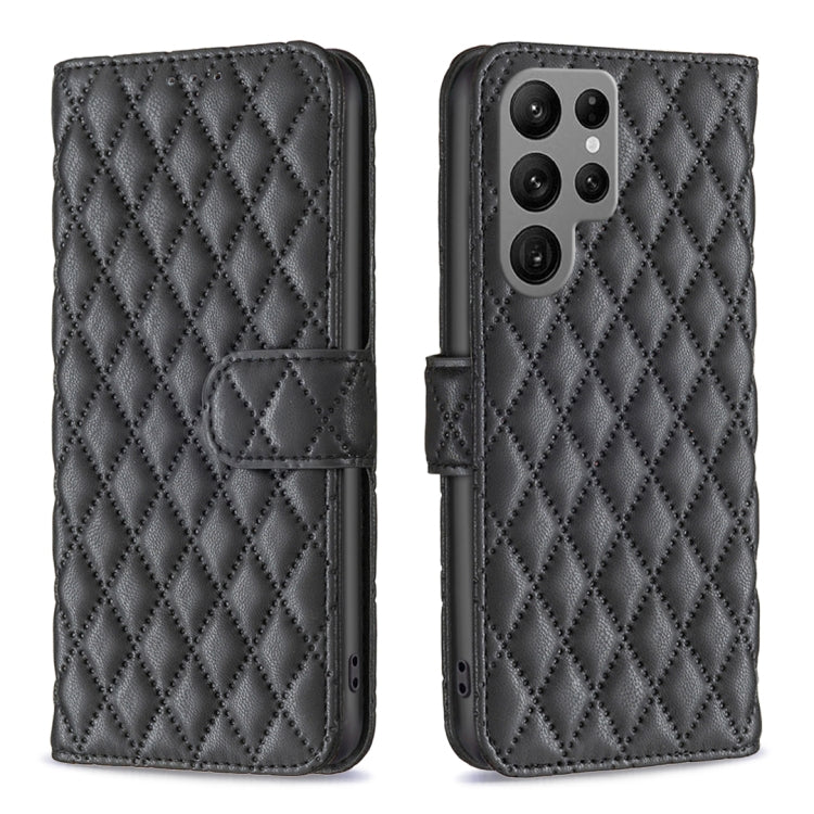 Diamond Lattice Wallet Flip Leather Phone Case, For Samsung Galaxy S26 5G, For Samsung Galaxy S25 5G, For Samsung Galaxy S25+ 5G, For Samsung Galaxy S25 Ultra 5G