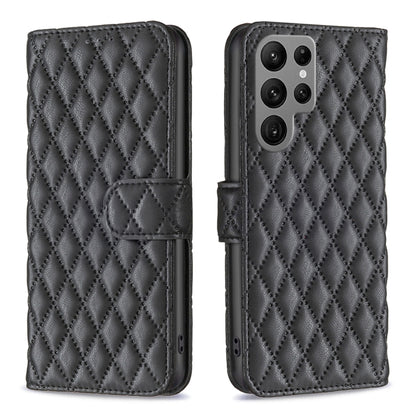 Diamond Lattice Wallet Flip Leather Phone Case, For Samsung Galaxy S26 5G, For Samsung Galaxy S25 5G, For Samsung Galaxy S25+ 5G, For Samsung Galaxy S25 Ultra 5G