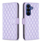 Diamond Lattice Wallet Flip Leather Phone Case