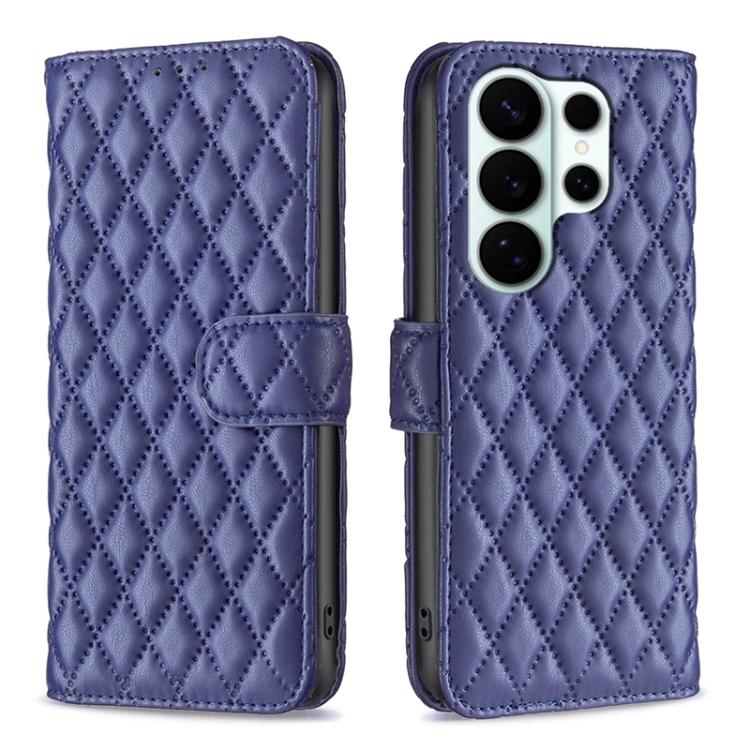 Diamond Lattice Wallet Flip Leather Phone Case, For Samsung Galaxy S26+ 5G, For Samsung Galaxy S26 Ultra 5G, For Samsung Galaxy S26 5G, For Samsung Galaxy S25 5G