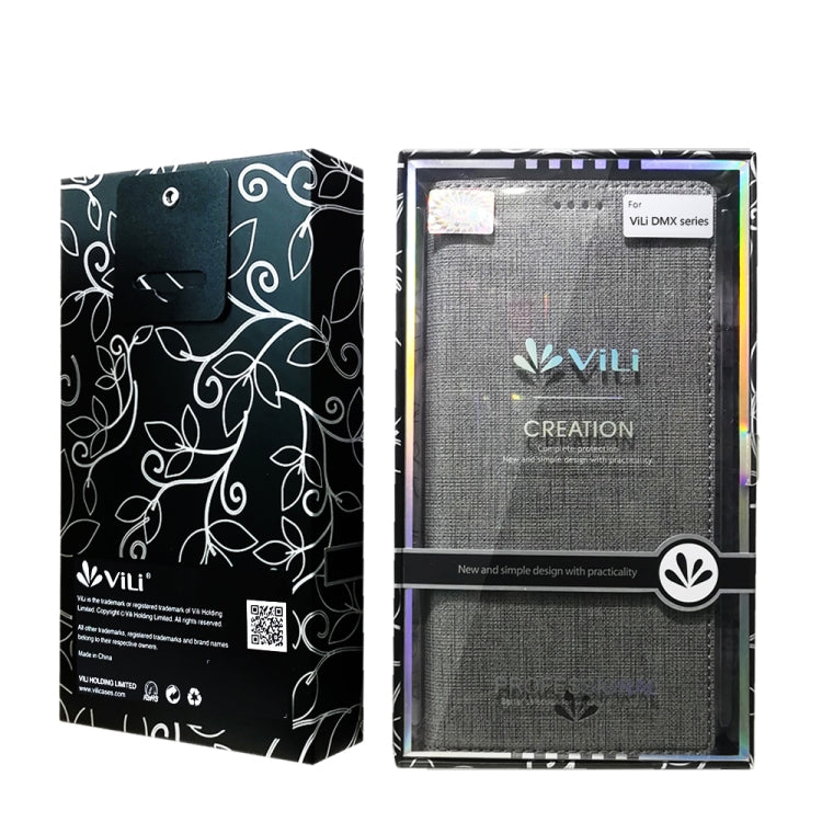 ViLi DMX-54 Shockproof TPU + PU Leather Magnetic Attraction Horizontal Flip Protective Case with Card Slots & Holder