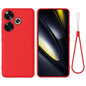 Solid Color Liquid Silicone Dropproof Full Coverage Phone Case