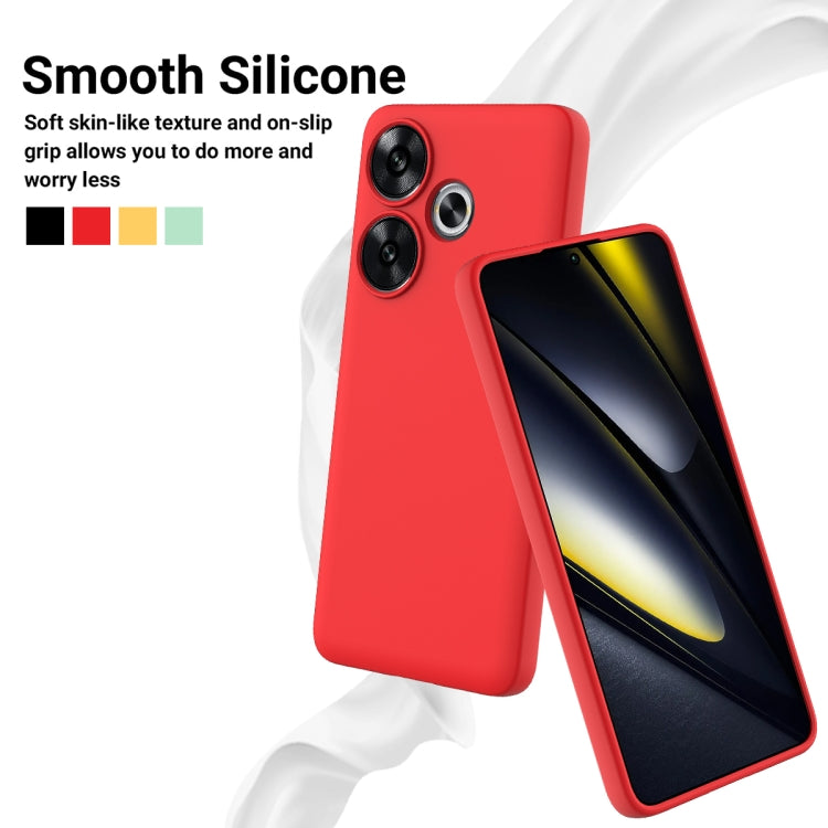 Solid Color Liquid Silicone Dropproof Full Coverage Phone Case