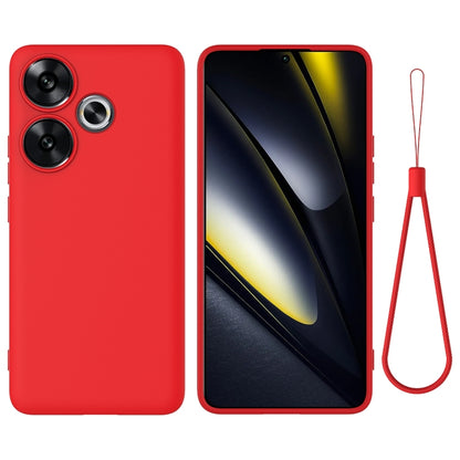 Solid Color Liquid Silicone Dropproof Full Coverage Phone Case, For Redmi 14C 4G, For Redmi 13 4G / 5G / Note 13R 5G, For Redmi A3x, For Redmi Turbo 3
