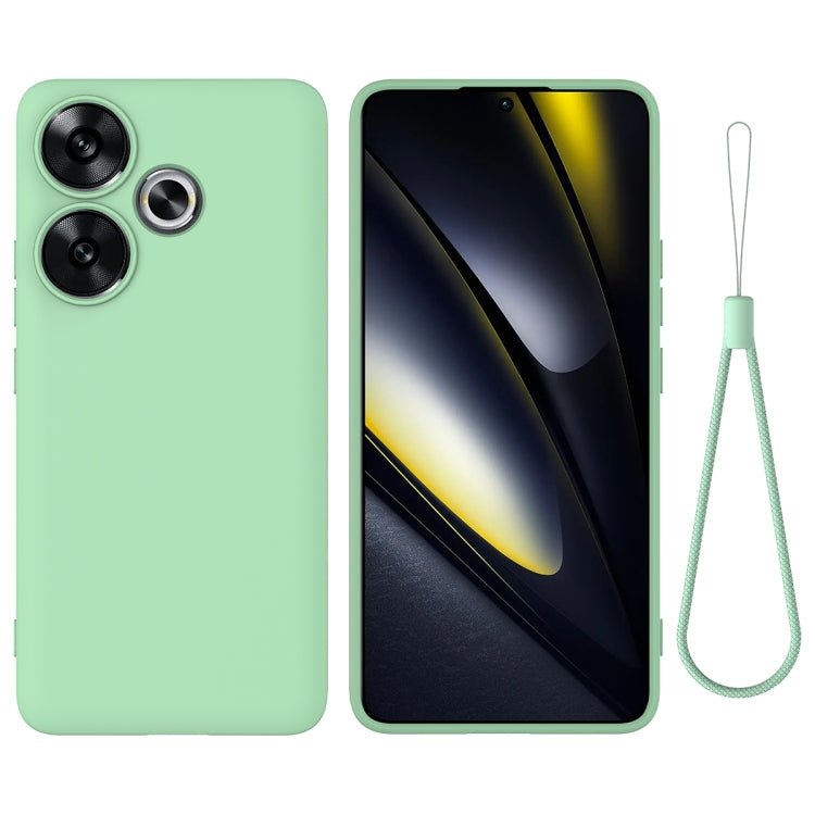 Solid Color Liquid Silicone Dropproof Full Coverage Phone Case, For Redmi 14C 4G, For Redmi 13 4G / 5G / Note 13R 5G, For Redmi A3x, For Redmi Turbo 3