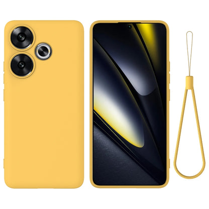 Solid Color Liquid Silicone Dropproof Full Coverage Phone Case, For Redmi 14C 4G, For Redmi 13 4G / 5G / Note 13R 5G, For Redmi A3x, For Redmi Turbo 3