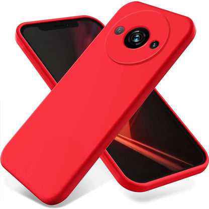 Solid Color Liquid Silicone Dropproof Full Coverage Phone Case