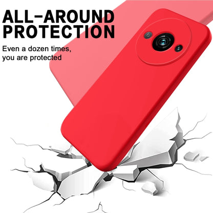 Solid Color Liquid Silicone Dropproof Full Coverage Phone Case, For Redmi A3x, For Redmi Turbo 3
