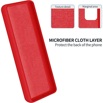 Solid Color Liquid Silicone Dropproof Full Coverage Phone Case, For Redmi A3x, For Redmi Turbo 3
