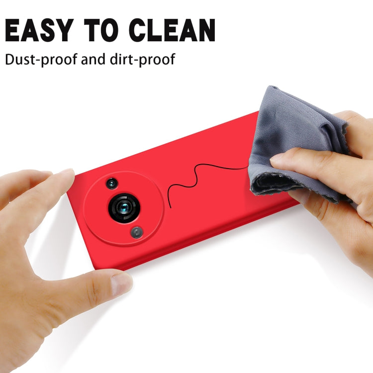 Solid Color Liquid Silicone Dropproof Full Coverage Phone Case, For Redmi A3x, For Redmi Turbo 3
