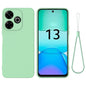 Solid Color Liquid Silicone Dropproof Full Coverage Phone Case, For Redmi 14C 4G, For Redmi 13 4G / 5G / Note 13R 5G, For Redmi A3x, For Redmi Turbo 3