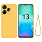 Solid Color Liquid Silicone Dropproof Full Coverage Phone Case, For Redmi 14C 4G, For Redmi 13 4G / 5G / Note 13R 5G, For Redmi A3x, For Redmi Turbo 3