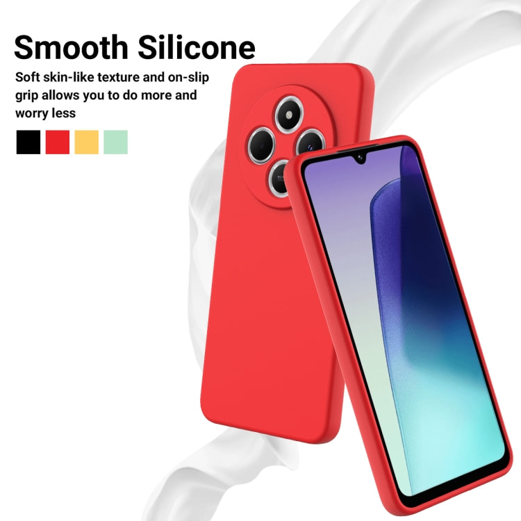 Solid Color Liquid Silicone Dropproof Full Coverage Phone Case, For Redmi 14C 4G, For Redmi 13 4G / 5G / Note 13R 5G, For Redmi A3x, For Redmi Turbo 3