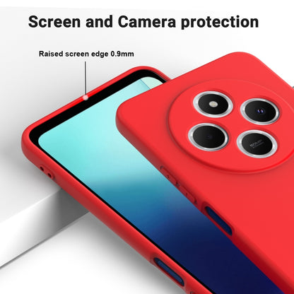 Solid Color Liquid Silicone Dropproof Full Coverage Phone Case, For Redmi 14C 4G, For Redmi 13 4G / 5G / Note 13R 5G, For Redmi A3x, For Redmi Turbo 3