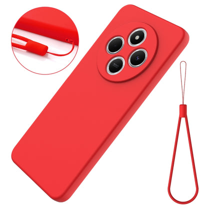 Solid Color Liquid Silicone Dropproof Full Coverage Phone Case, For Redmi 14C 4G, For Redmi 13 4G / 5G / Note 13R 5G, For Redmi A3x, For Redmi Turbo 3