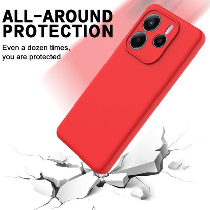 Solid Color Liquid Silicone Dropproof Full Coverage Phone Case, For Redmi Note 14 5G Global, For Redmi Note 14 Pro+ 5G, For Redmi Note 14 Pro 5G, For Redmi 14C 4G, For Redmi 13 4G / 5G / Note 13R 5G, For Redmi A3x