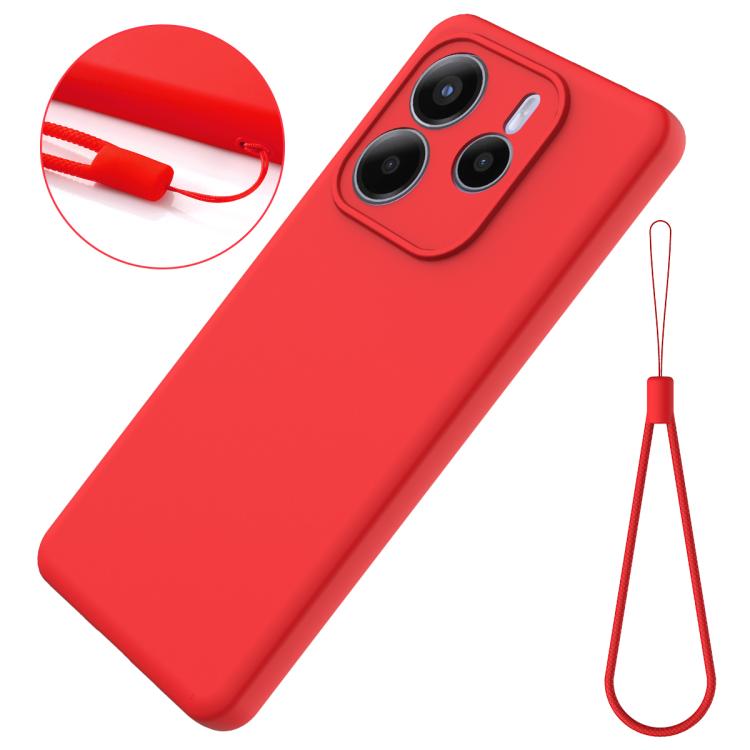 Solid Color Liquid Silicone Dropproof Full Coverage Phone Case, For Redmi Note 14 5G Global, For Redmi Note 14 Pro+ 5G, For Redmi Note 14 Pro 5G, For Redmi 14C 4G, For Redmi 13 4G / 5G / Note 13R 5G, For Redmi A3x