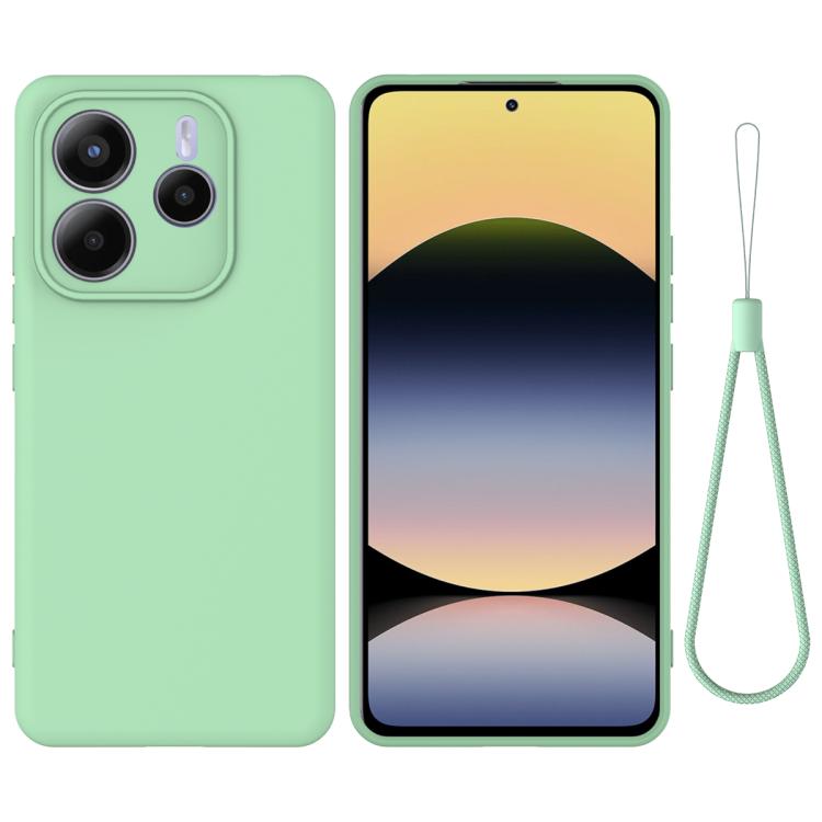 Solid Color Liquid Silicone Dropproof Full Coverage Phone Case, For Redmi Note 14 4G 163.25mm, For Redmi A4 5G, For Redmi A3 Pro, For Redmi Note 14 5G Global, For Redmi Note 14 Pro+ 5G, For Redmi Note 14 Pro 5G