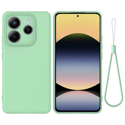 Solid Color Liquid Silicone Dropproof Full Coverage Phone Case, For Redmi Note 14 4G 163.25mm, For Redmi A4 5G, For Redmi A3 Pro, For Redmi Note 14 5G Global, For Redmi Note 14 Pro+ 5G, For Redmi Note 14 Pro 5G