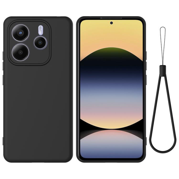Solid Color Liquid Silicone Dropproof Full Coverage Phone Case, For Redmi Note 14 4G 163.25mm, For Redmi A4 5G, For Redmi A3 Pro, For Redmi Note 14 5G Global, For Redmi Note 14 Pro+ 5G, For Redmi Note 14 Pro 5G