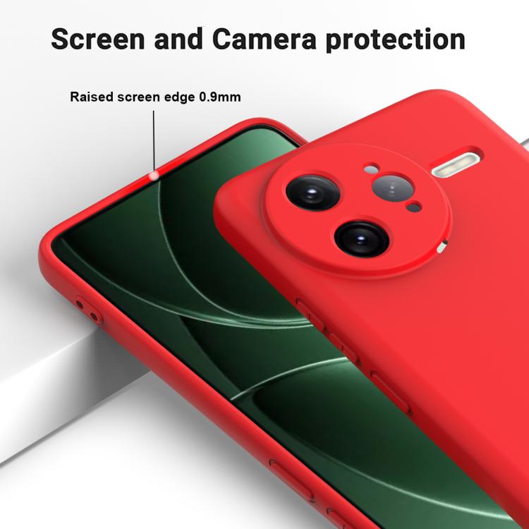 Solid Color Liquid Silicone Dropproof Full Coverage Phone Case, For Redmi K80 Pro, For Redmi K80, For Redmi Note 14 Pro 4G, For Redmi Note 14 4G 163.25mm, For Redmi A4 5G, For Redmi A3 Pro