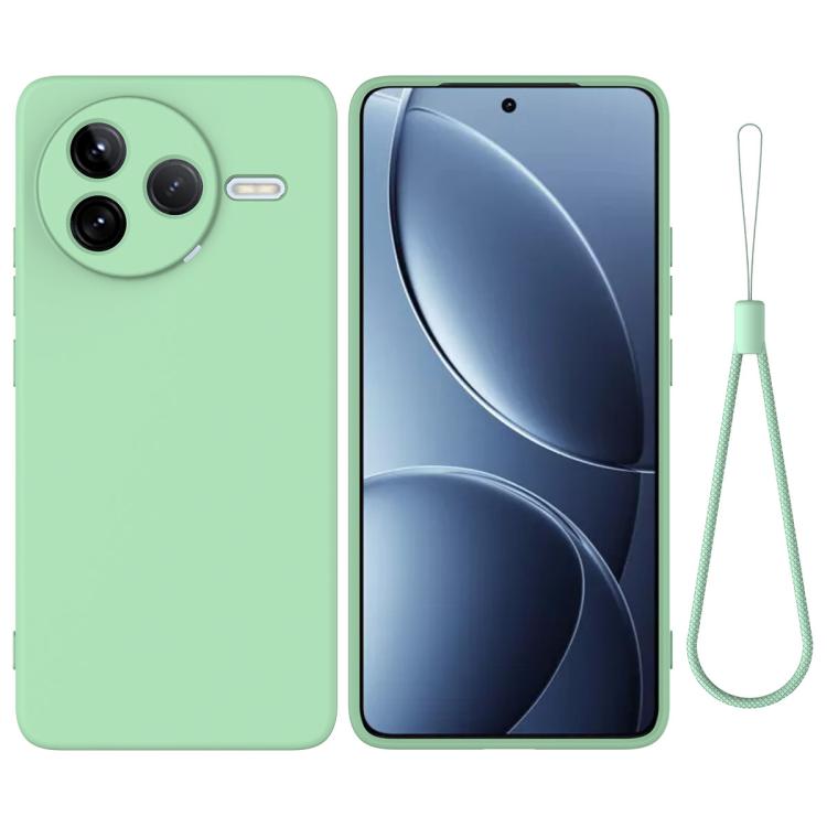 Solid Color Liquid Silicone Dropproof Full Coverage Phone Case, For Redmi K80 Pro, For Redmi K80, For Redmi Note 14 Pro 4G, For Redmi Note 14 4G 163.25mm, For Redmi A4 5G, For Redmi A3 Pro