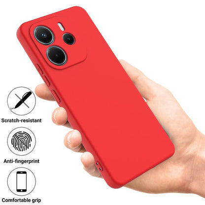 Solid Color Liquid Silicone Dropproof Full Coverage Phone Case, For Redmi Note 14 4G 163.25mm, For Redmi A4 5G, For Redmi A3 Pro, For Redmi Note 14 5G Global, For Redmi Note 14 Pro+ 5G, For Redmi Note 14 Pro 5G