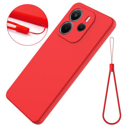 Solid Color Liquid Silicone Dropproof Full Coverage Phone Case, For Redmi Note 14 4G 163.25mm, For Redmi A4 5G, For Redmi A3 Pro, For Redmi Note 14 5G Global, For Redmi Note 14 Pro+ 5G, For Redmi Note 14 Pro 5G