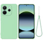 Solid Color Liquid Silicone Dropproof Full Coverage Phone Case, For Redmi 15C 5G / 4G Global 171mm, For Redmi 13x 4G, For Redmi A5 NFC 4G 173mm, For Redmi A5 4G 171.7mm / Poco C71, For Redmi Note 14S 4G, For Redmi Note 14 4G 164.84mm