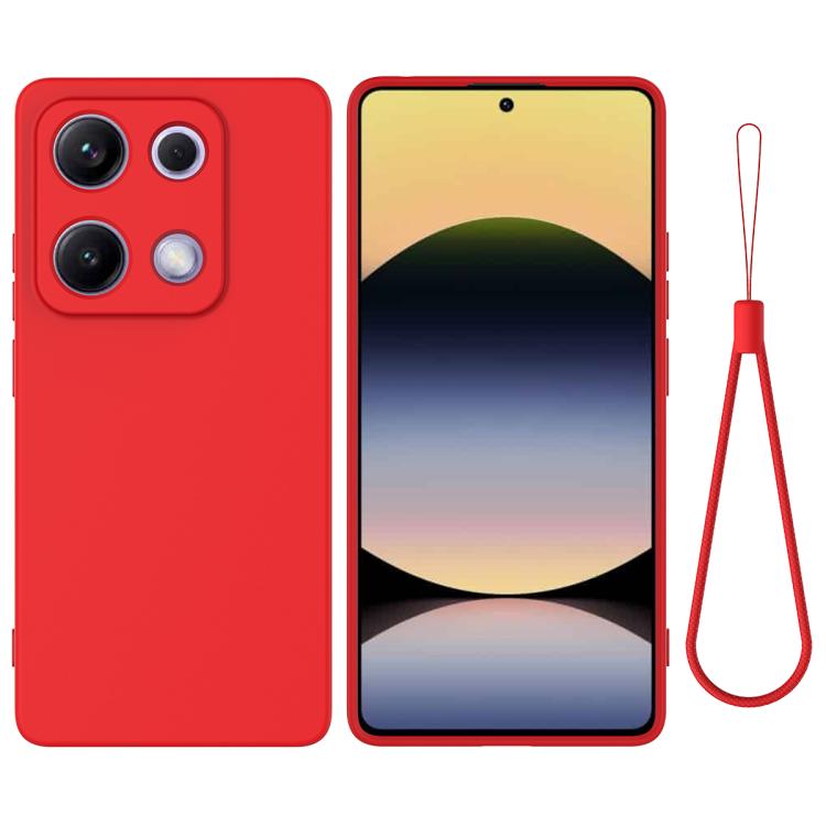 Solid Color Liquid Silicone Dropproof Full Coverage Phone Case, For Redmi 15C 5G / 4G Global 171mm, For Redmi 13x 4G, For Redmi A5 NFC 4G 173mm, For Redmi A5 4G 171.7mm / Poco C71, For Redmi Note 14S 4G, For Redmi Note 14 4G 164.84mm