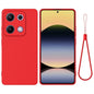 Solid Color Liquid Silicone Dropproof Full Coverage Phone Case, For Redmi 15C 5G / 4G Global 171mm, For Redmi 13x 4G, For Redmi A5 NFC 4G 173mm, For Redmi A5 4G 171.7mm / Poco C71, For Redmi Note 14S 4G, For Redmi Note 14 4G 164.84mm