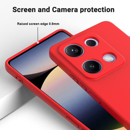 Solid Color Liquid Silicone Dropproof Full Coverage Phone Case, For Redmi Note 14S 4G, For Redmi Note 14 4G 164.84mm, For Redmi 14C 4G / 14R / Poco C75, For Redmi K80 Pro, For Redmi K80, For Redmi Note 14 Pro 4G