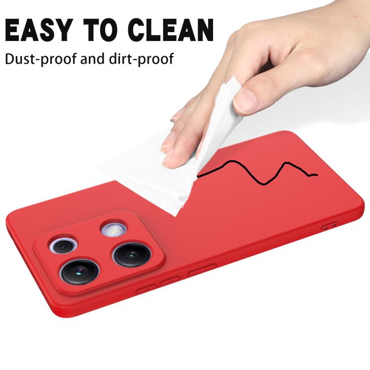 Solid Color Liquid Silicone Dropproof Full Coverage Phone Case, For Redmi Note 14S 4G, For Redmi Note 14 4G 164.84mm, For Redmi 14C 4G / 14R / Poco C75, For Redmi K80 Pro, For Redmi K80, For Redmi Note 14 Pro 4G
