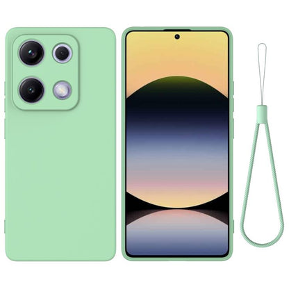 Solid Color Liquid Silicone Dropproof Full Coverage Phone Case, For Redmi 15C 5G / 4G Global 171mm, For Redmi 13x 4G, For Redmi A5 NFC 4G 173mm, For Redmi A5 4G 171.7mm / Poco C71, For Redmi Note 14S 4G, For Redmi Note 14 4G 164.84mm