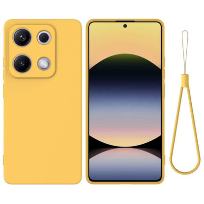 Solid Color Liquid Silicone Dropproof Full Coverage Phone Case, For Redmi 15C 5G / 4G Global 171mm, For Redmi 13x 4G, For Redmi A5 NFC 4G 173mm, For Redmi A5 4G 171.7mm / Poco C71, For Redmi Note 14S 4G, For Redmi Note 14 4G 164.84mm