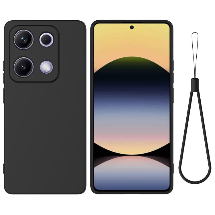 Solid Color Liquid Silicone Dropproof Full Coverage Phone Case, For Redmi 15C 5G / 4G Global 171mm, For Redmi 13x 4G, For Redmi A5 NFC 4G 173mm, For Redmi A5 4G 171.7mm / Poco C71, For Redmi Note 14S 4G, For Redmi Note 14 4G 164.84mm