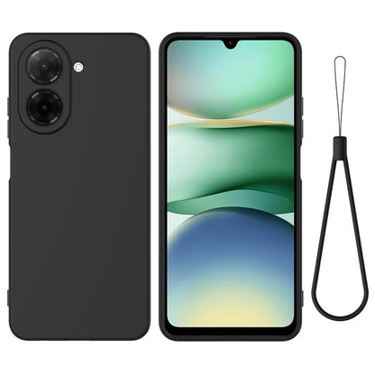 Solid Color Liquid Silicone Dropproof Full Coverage Phone Case, For Redmi 15C 5G / 4G Global 171mm, For Redmi 13x 4G, For Redmi A5 NFC 4G 173mm, For Redmi A5 4G 171.7mm / Poco C71, For Redmi Note 14S 4G, For Redmi Note 14 4G 164.84mm