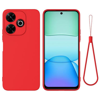 Solid Color Liquid Silicone Dropproof Full Coverage Phone Case, For Redmi 15C 5G / 4G Global 171mm, For Redmi 13x 4G, For Redmi A5 NFC 4G 173mm, For Redmi A5 4G 171.7mm / Poco C71, For Redmi Note 14S 4G, For Redmi Note 14 4G 164.84mm