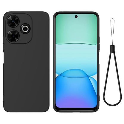 Solid Color Liquid Silicone Dropproof Full Coverage Phone Case, For Redmi 15C 5G / 4G Global 171mm, For Redmi 13x 4G, For Redmi A5 NFC 4G 173mm, For Redmi A5 4G 171.7mm / Poco C71, For Redmi Note 14S 4G, For Redmi Note 14 4G 164.84mm