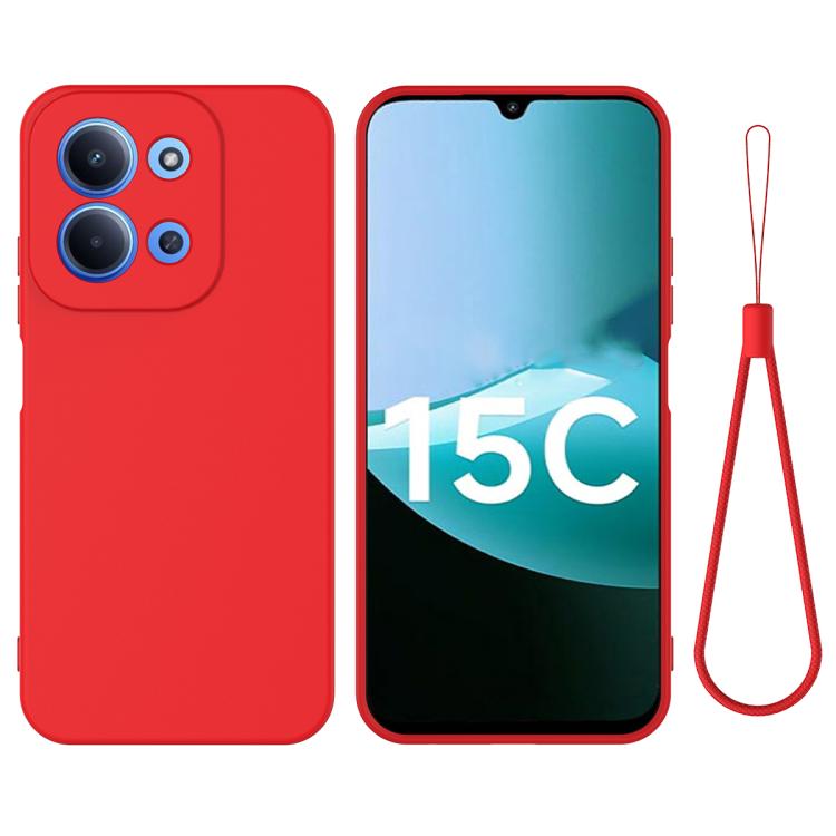 Solid Color Liquid Silicone Dropproof Full Coverage Phone Case, For Redmi Note 15 Pro 4G Global 163.2mm, For Redmi K90 / Poco F8 Pro, For Redmi Note 15 Pro 5G Global 163.6mm, For Redmi 15C 5G/4G EU 173mm/Poco C85 5G                                     ...