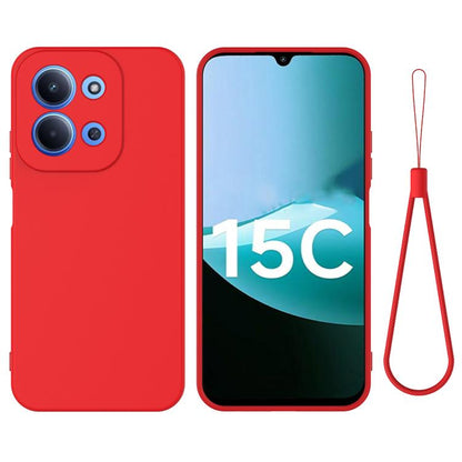 Solid Color Liquid Silicone Dropproof Full Coverage Phone Case, For Redmi Note 15 Pro 4G Global 163.2mm, For Redmi K90 / Poco F8 Pro, For Redmi Note 15 Pro 5G Global 163.6mm, For Redmi 15C 5G/4G EU 173mm/Poco C85 5G                                     ...