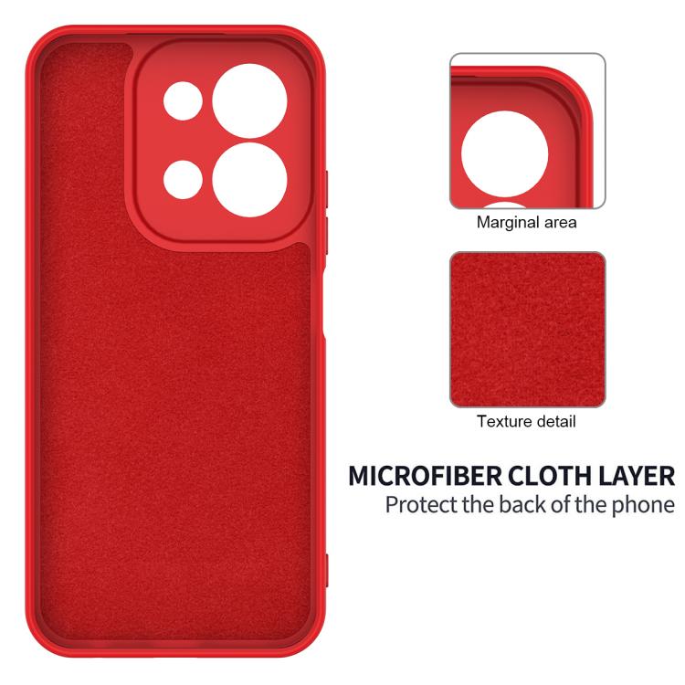 Solid Color Liquid Silicone Dropproof Full Coverage Phone Case, For Redmi 15C 5G / 4G Global 171mm, For Redmi 13x 4G, For Redmi A5 NFC 4G 173mm, For Redmi A5 4G 171.7mm / Poco C71, For Redmi Note 14S 4G, For Redmi Note 14 4G 164.84mm
