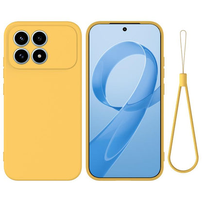 Solid Color Liquid Silicone Dropproof Full Coverage Phone Case, For Redmi Note 15 Pro 4G Global 163.2mm, For Redmi K90 / Poco F8 Pro, For Redmi Note 15 Pro 5G Global 163.6mm, For Redmi 15C 5G/4G EU 173mm/Poco C85 5G                                     ...