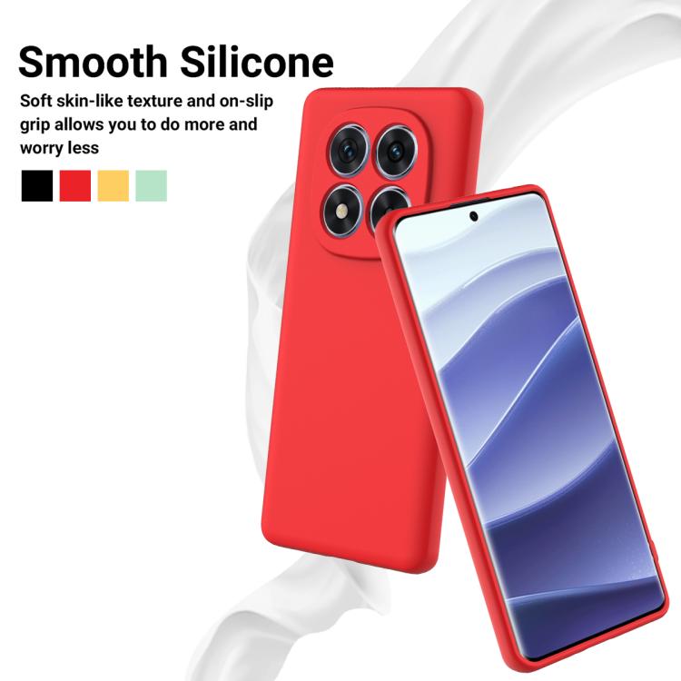Solid Color Liquid Silicone Dropproof Full Coverage Phone Case, For Redmi Note 15 Pro 4G Global 163.2mm, For Redmi K90 / Poco F8 Pro, For Redmi Note 15 Pro 5G Global 163.6mm, For Redmi 15C 5G/4G EU 173mm/Poco C85 5G                                     ...