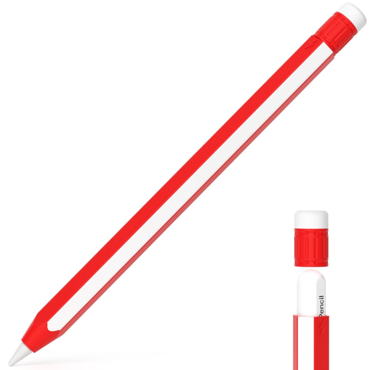 Colorful Pencil Style Stylus Silicone Protective Case, For Apple Pencil 2 / Pencil Pro