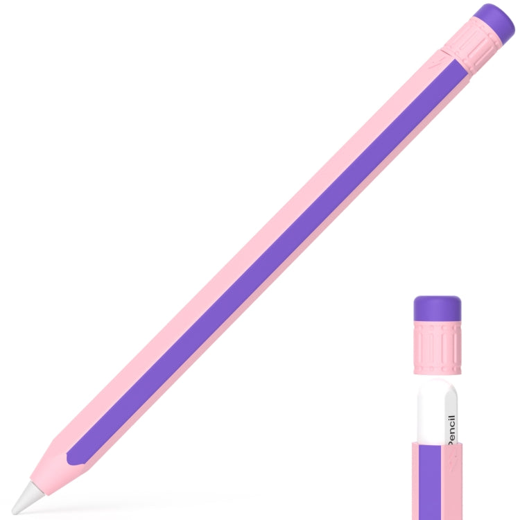 Colorful Pencil Style Stylus Silicone Protective Case, For Apple Pencil 2 / Pencil Pro