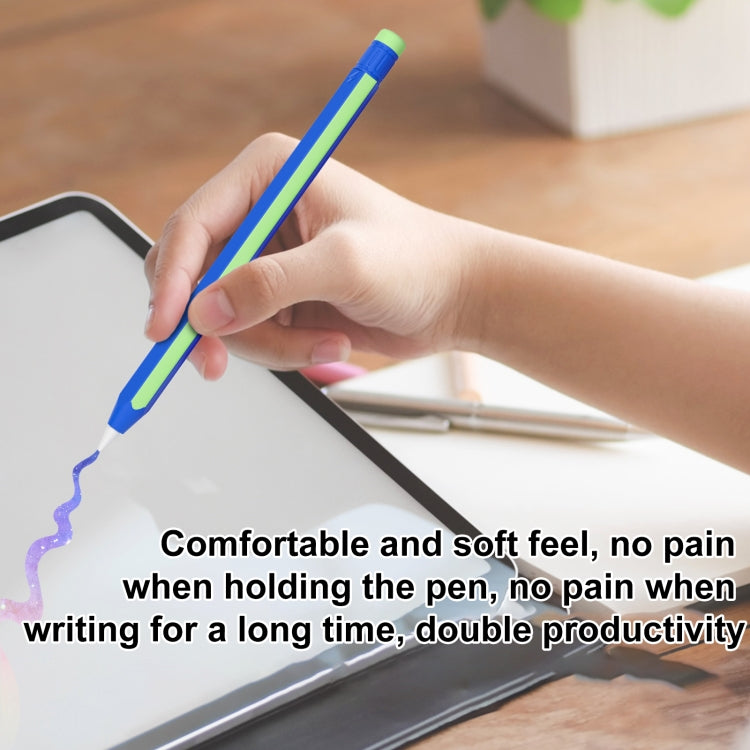 Colorful Pencil Style Stylus Silicone Protective Case, For Apple Pencil 2 / Pencil Pro