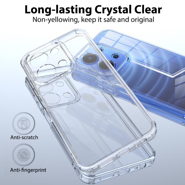 Scratchproof Acrylic TPU Phone Case, For Redmi 15C 5G / 4G EU 173mm, For Redmi 15 5G / 4G EU 171mm, For Redmi Note 14 4G 164.84mm, For Redmi Note 14 Pro 5G / Poco X7 5G, For Redmi 14C 4G / 14R / Poco C75 / A4 5G, For Redmi Note 14 Pro 4G���������������...